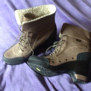 Jambu lace up heeled booties